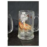 Schmidt Beer Collection Series Glass Mugs - Set of 4