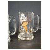 Schmidt Beer Collection Series Glass Mugs - Set of 4