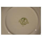 Assorted Floral China Plates & Bowls - Occupied Japan Marks, Cream & Blue Patterns