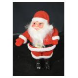 Santa Claus Figurine - Red Suit with White Fur Trim, Gold Belt Buckle