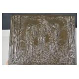 NWTF Keepsake Box - Embossed Lid, Orange Interior Wood Jewelry Box