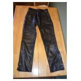 ZAAP Leather & Cycle Motorcycle Pants - Size 36 - Black