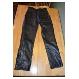 ZAAP Leather & Cycle Motorcycle Pants - Size 36 - Black