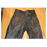 ZAAP Leather & Cycle Motorcycle Pants - Size 36 - Black