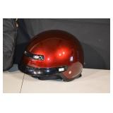 Z1R Nomad Motorcycle Helmet - Red Gloss, Size S, DOT Certified
