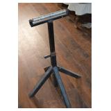Vintage Metal Roller Stand with Four-Leg Base - Workshop Use