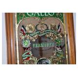 Gallo Vermouth Extra Dry Framed Advertising Poster - Vintage Wall Art