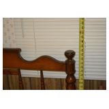 Wooden Bed Frame with Headboard & Footboard - Full/Double Size, Turned Posts