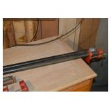 Steel Pipes & Rods - Assorted Workshop Hardware with Red Clamps