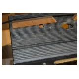 Router Table with Under-Table Router & Dust Port, Ridged Metal Top