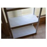 White 3-Tier Shelving Unit - Freestanding Storage Organizer
