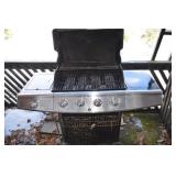 Char-Broil Stainless Steel Gas Grill 4-Burner - Built-In Thermometer