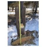 Wooden Eagle Welcome Sign Totem with Carved Wings - Outdoor Yard Decor