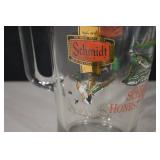 Schmidt Beer Glass - Honest to Minnesota Promotional Pitcher - Vintage Collectible