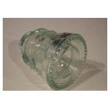 Hemingray No. 9 Glass Telegraph Insulator - Teal Green (Lot of 3)