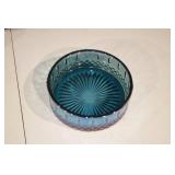 Assorted Colored Glass Dishes & Goblet - 5-Piece Set