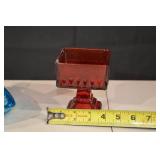 Assorted Colored Glass Dishes & Goblet - 5-Piece Set