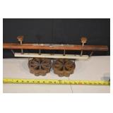 Victor Products Co. Pastry Press With 2 Flower Rosette Dies - Antique Kitchen Tool