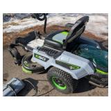 EGO Z6 56V Electric Riding Lawn Mower Only 33 Hours!