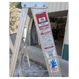 Werner 356 SAF-T-STEP Aluminum Stepladder - 3 ft 10 in Made in USA