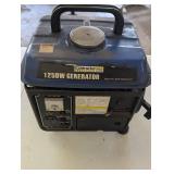 Contractor Tools Gen1250A 1250W Generator - 2HP, 115V AC / 12V DC 8A