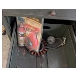 Steel 5-Drawer Tool Cabinet with Assorted Screws, Nails, Wire & Hardware