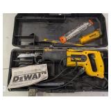DEWALT DW303 Reciprocating Saw Kit with Case & Blades