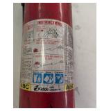 Kidde ABC Dry Chemical Fire Extinguisher - Red