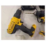 DeWalt 20V MAX Brushless Drill Set - 3 Drills, 2 Chargers, 4 Batteries