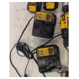 DeWalt 20V MAX Brushless Drill Set - 3 Drills, 2 Chargers, 4 Batteries