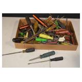 Assorted Screwdrivers & Bit Set in Box - Includes Pozidriv Bits (PZ0-PZ3)