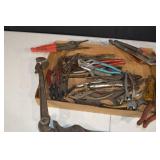 Assorted Hand Tools Box - Pliers, Wrenches, Screwdrivers for Garage