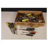 Craftsman Assorted Screwdrivers & Hand Tools in Cardboard Box
