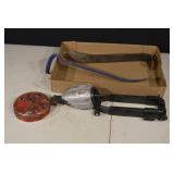 Malco TurboShear TS1 Drill Attachment - Sheet Metal Cutter (40-Pc Grease Fitting Set Included)