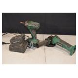 Masterforce 20V Drill Driver & Angle Grinder Set with Charger