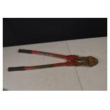 Bolt Cutter - Heavy-Duty Long-Handle Red Industrial Cutter (Approx 30 in)