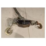 Industrial Hand Pull Lever Hoist with Dual Hooks