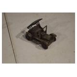 Assorted Vintage Metal Miniatures & Lighters - Heart Keepsake Tin, Angel Figurine, 2 Toy Cars