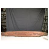 Rustic Live-Edge Wood Sign - God Bless Our Home - 5 ft 2 in long