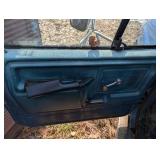 1984 Ford F-350 Diesel Flatbed Truck - Blue, Diamond Plate Bed