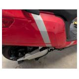 Electric Scooter - Red, Dual Headlights, Removable Battery, Charger Included