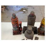 Hydraulic Bottle Jacks 12,000 Lbs Capacity (Lot of 6)
