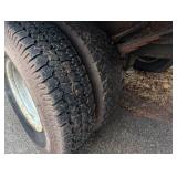 1984 Ford F-350 Diesel Flatbed Truck - Blue, Diamond Plate Bed