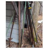 Lot Of Fence/Sign Posts