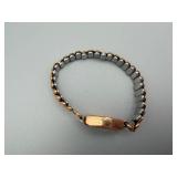 Hampden Vintage Gold-Tone Hex Case Wristwatch - Two-Tone Bracelet