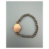 Hampden Vintage Gold-Tone Hex Case Wristwatch - Two-Tone Bracelet