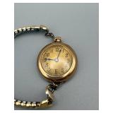 Vintage Gold-Tone Watch on Band- Manual Wind