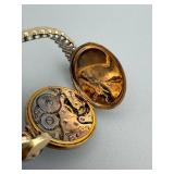 Vintage Gold-Tone Watch on Band- Manual Wind