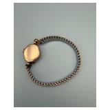 Bulova 14K Gold Filled Watch with Cross Pendant - Vintage Ladies Timepiece