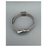 Peugeot 7012 Quartz Watch - Stainless Steel Mesh Band